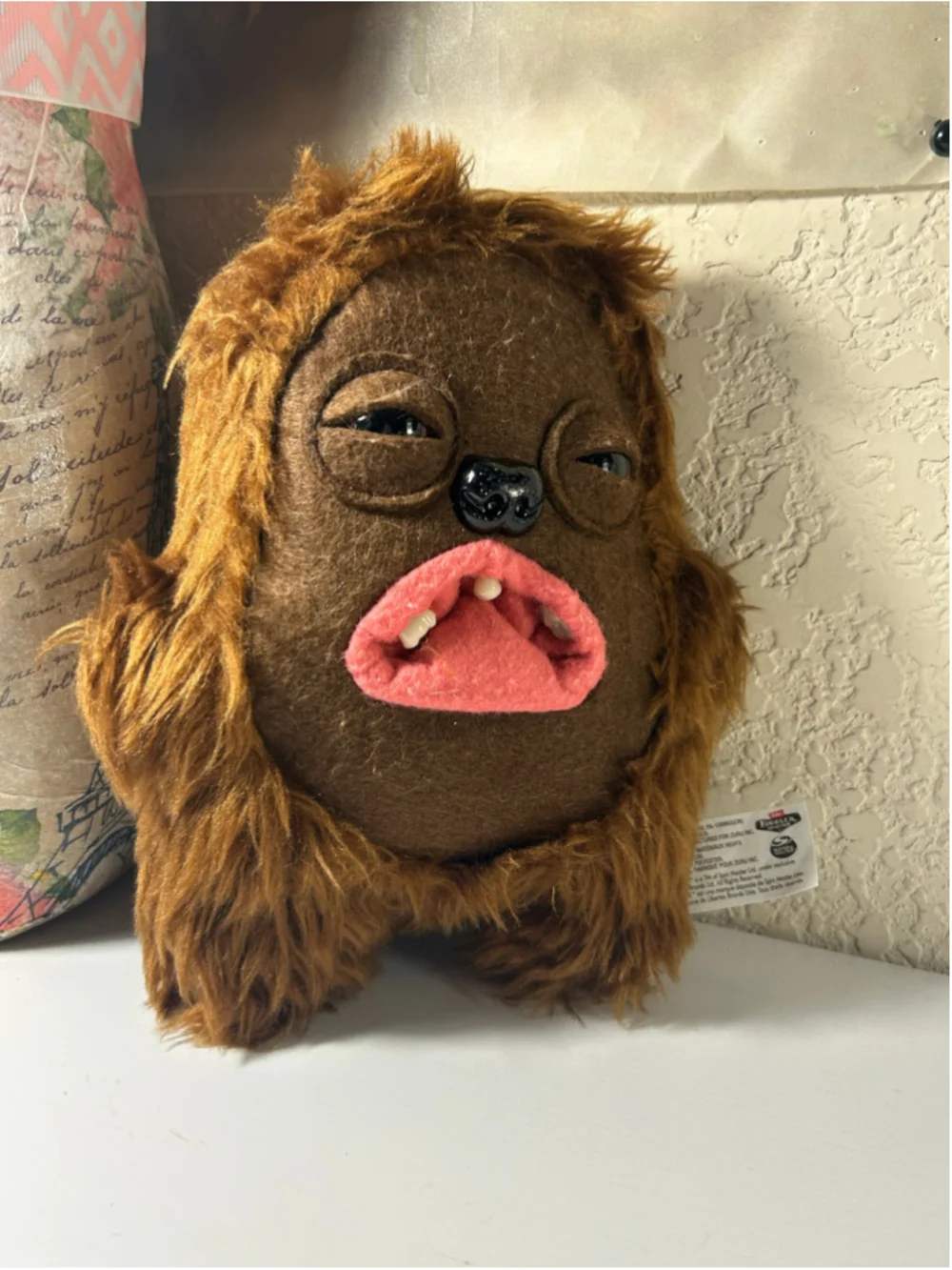 Unisex Zuru Fuggler Stuffed Animal Toy One Size Brown Pink
